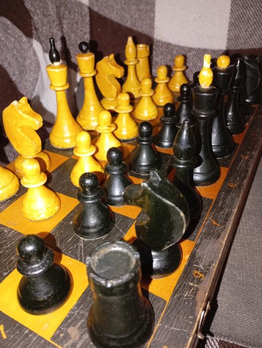 Шахматы деревянные СССР старые - 1250 гр