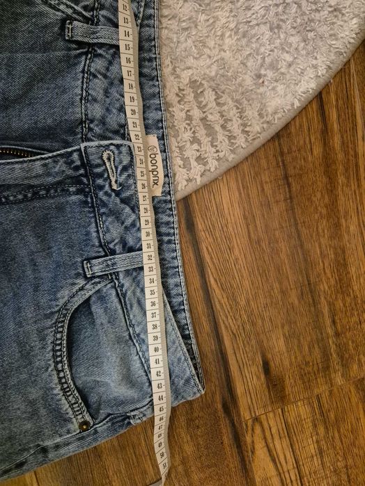 Spodnie jeans 44 szerokie