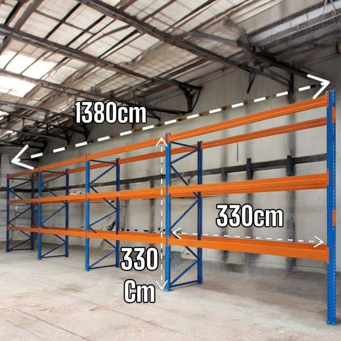 FV regały magazynowe paletowe regał metalowy