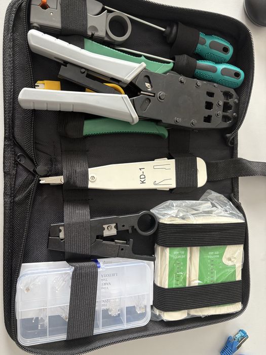 Tester okablowania LCD RJ-45 (NF-8108A) plus zestaw