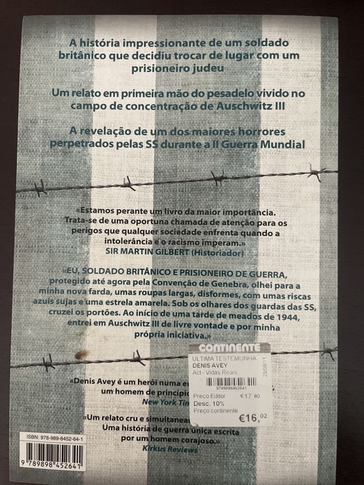 A última testemunha de Auschwitz