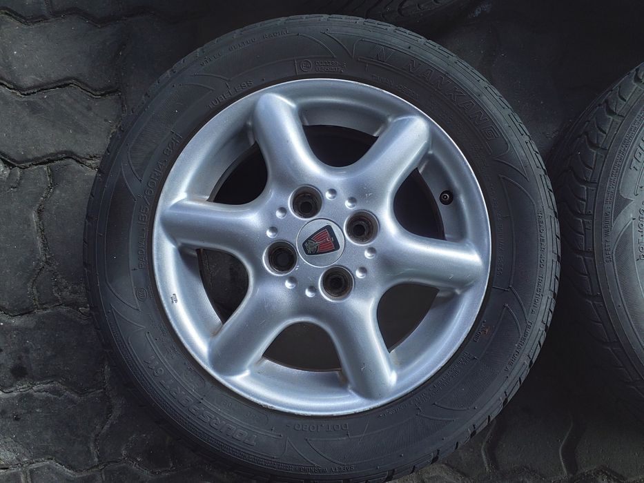 Jantes Rover R14 Com Pneus 185/60 Furação 4X100