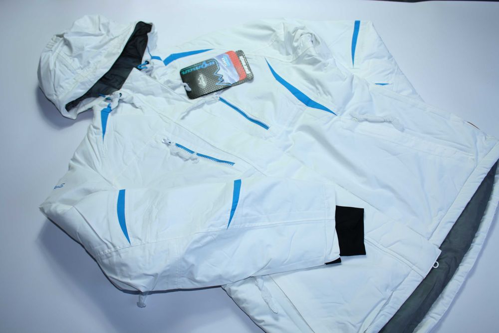 damska kurtka narciarska Campus Camila biały/niebieski r. S/36