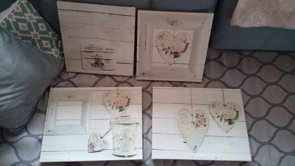 4 obrazki na ścianę