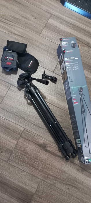 NOWY Akumulatorowy laser krzyżowy Parkside PKLL 8 A3