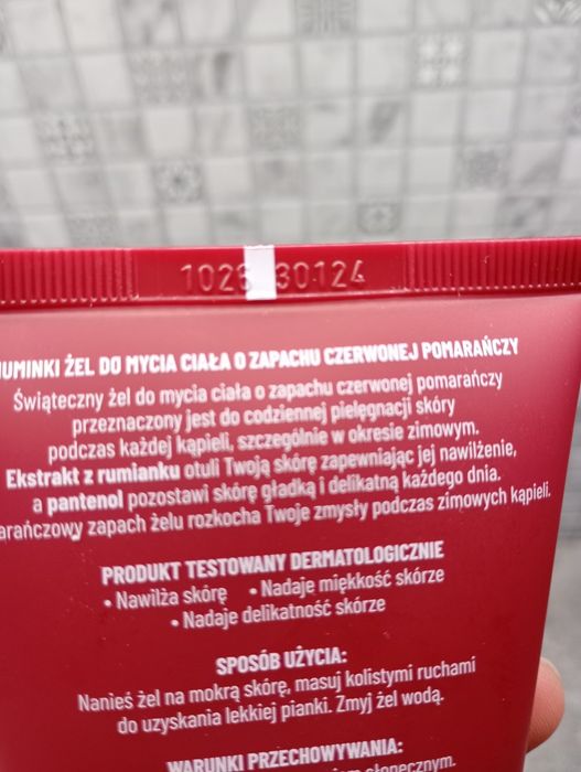 Żel pod prysznic Muminki 150 ml czerwona pomarańcza