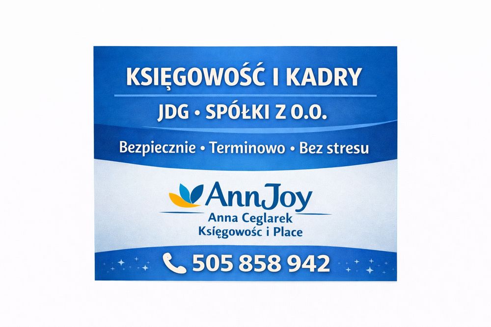 Biuro rachunkowe, księgowość, kadry i płace, JDG , spółki