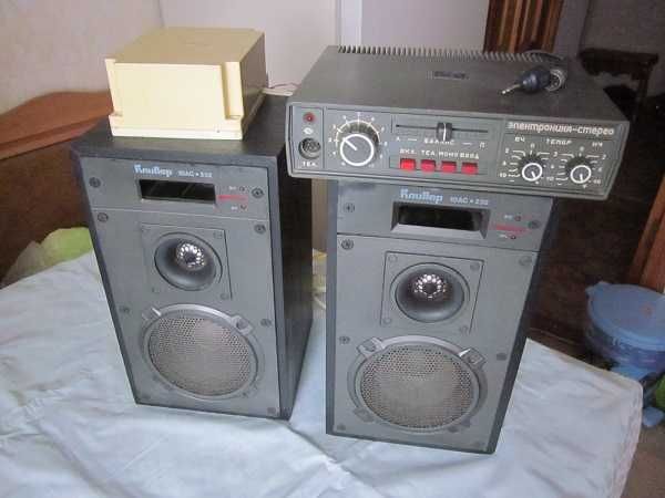 Колонки, блок живвлення ,підсилювач.