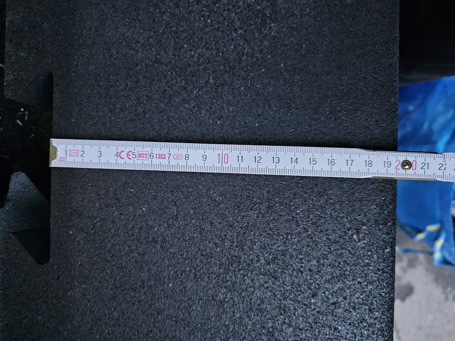 obrzeża gumowe w formie skosów do puzzli gumowych 50 mm