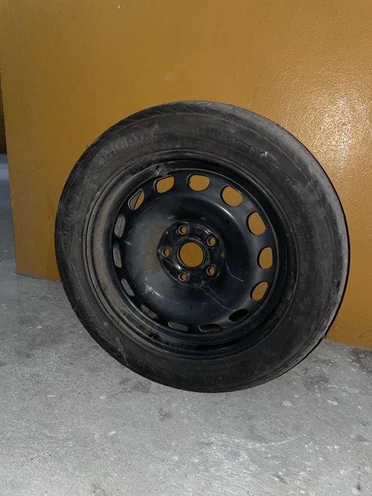 Roda Jante Ferro R16 5 Furos c/ Pneu 225/50 R16