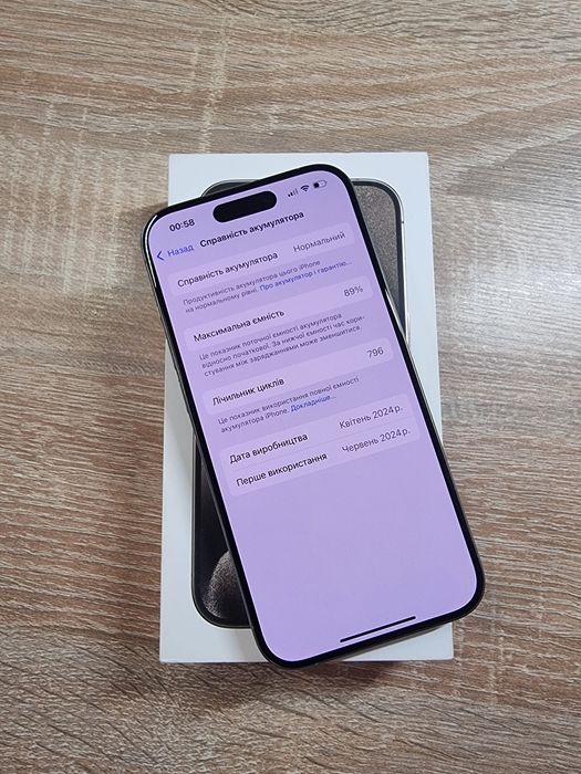 Айфон Iphone 15 Pro 128gb гарантія!!