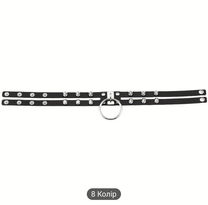 Чокер шкіряний готика - панк
