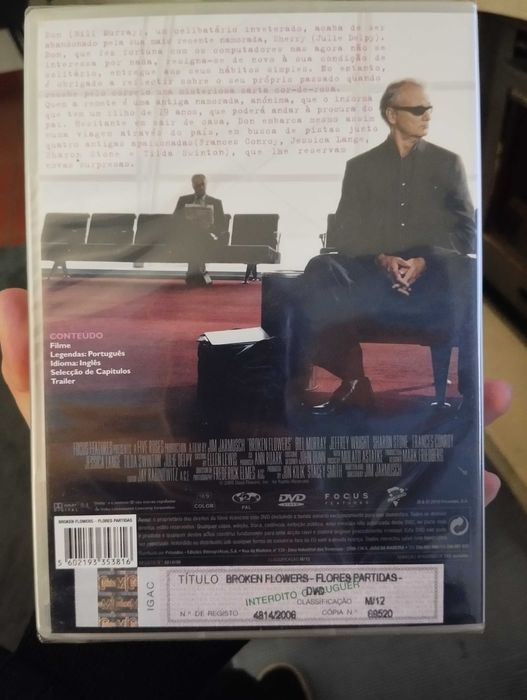 DVD "Broken Flowers" _ NOVO e Embalado