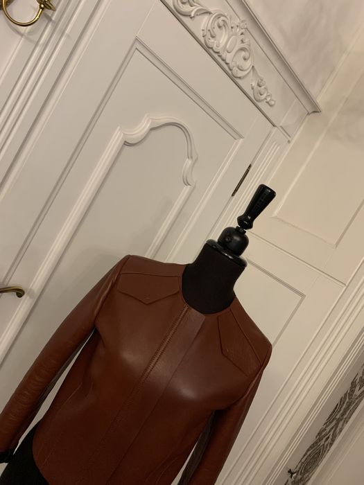 MAX MARA kurteczka bez podszewki, skóra naturalna