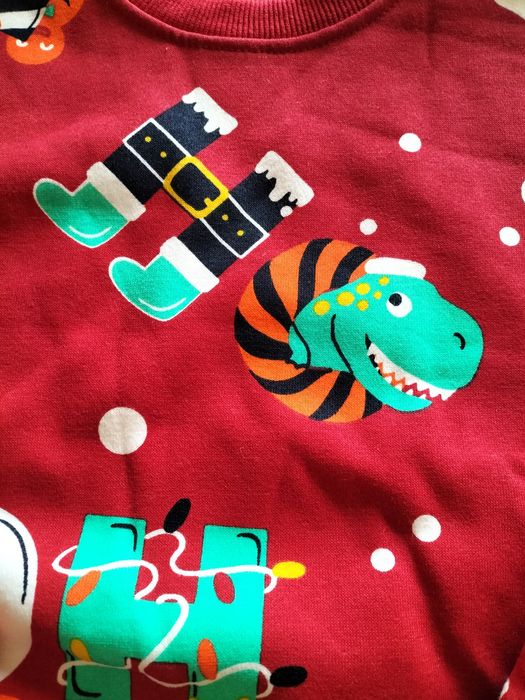 Camisola de natal  com dinossauros Primark