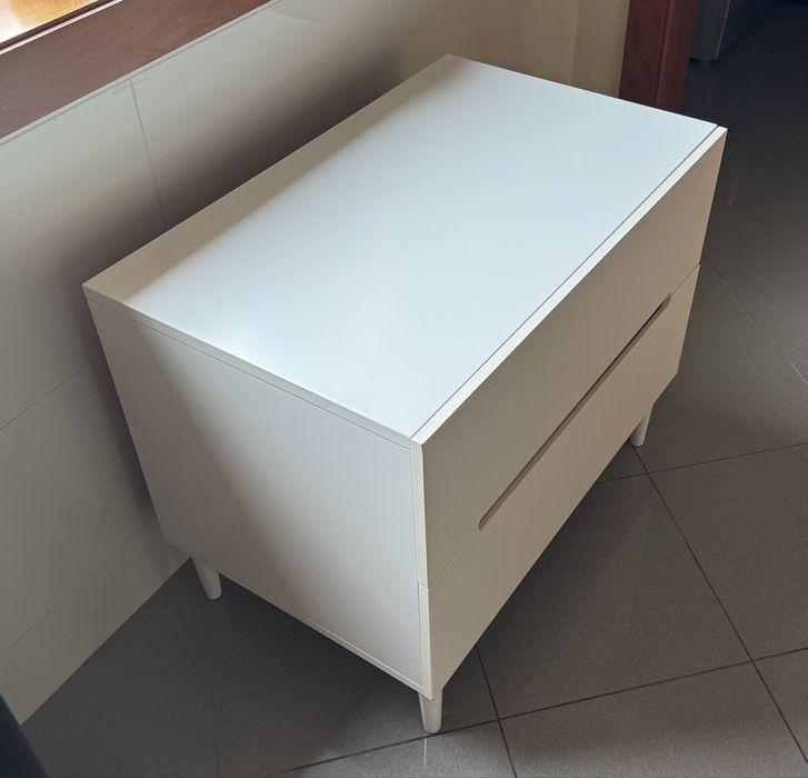 Cómoda branca com 2 gavetas, IKEA