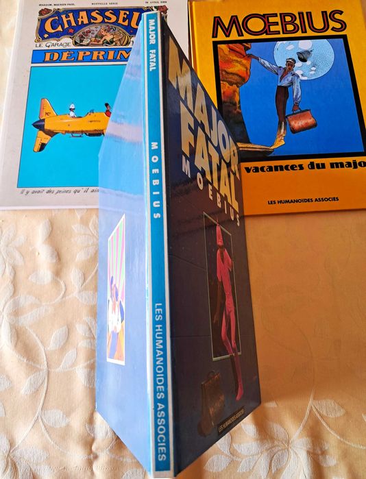Livros BD - Moebius - Garage Hérmetique - Major Fatal 1 e 2 (francês)