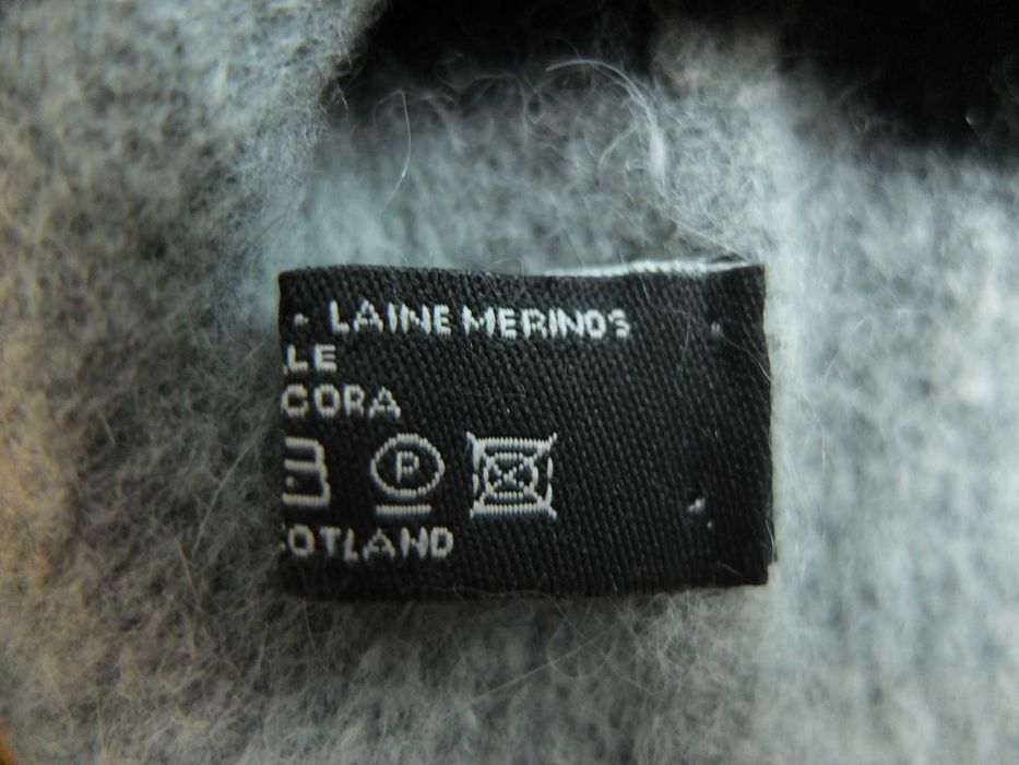 CZAPKA z wełny merino + angora