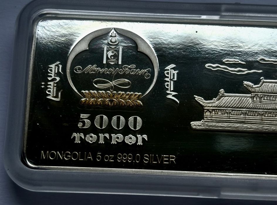 Ексклюзивна монета! СУМО! (Sumo Wrestling). 5унцій! СРІБЛО! 155,5 грам