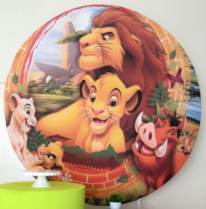 PAINEL DE FESTA REDONDO 1,50m