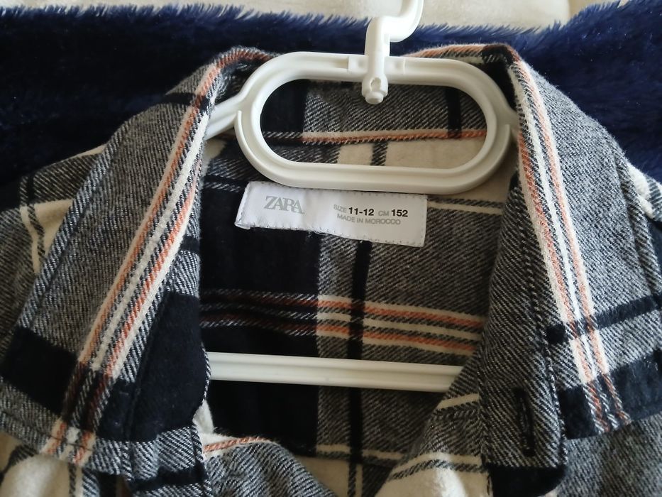 Camisa xadrez zara usada 11/12 anos