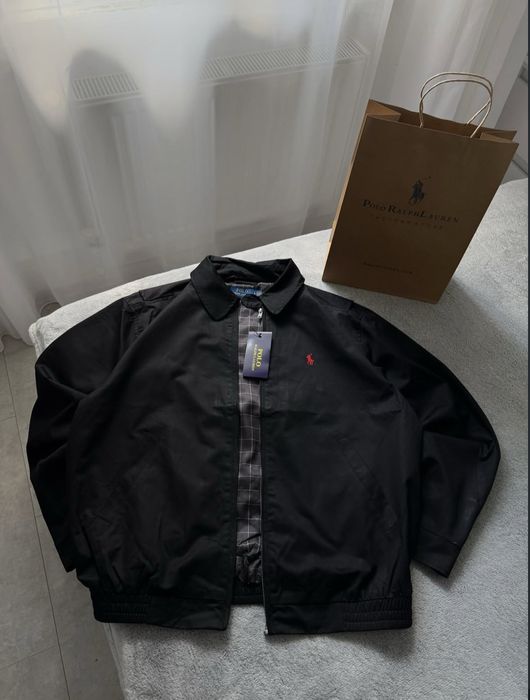Куртка Ralph Louren “Harringron Jacket” чорна S, M, L | Жакет Ральф