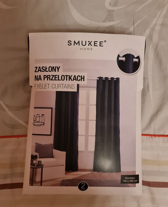 Zasłony Kolor granat