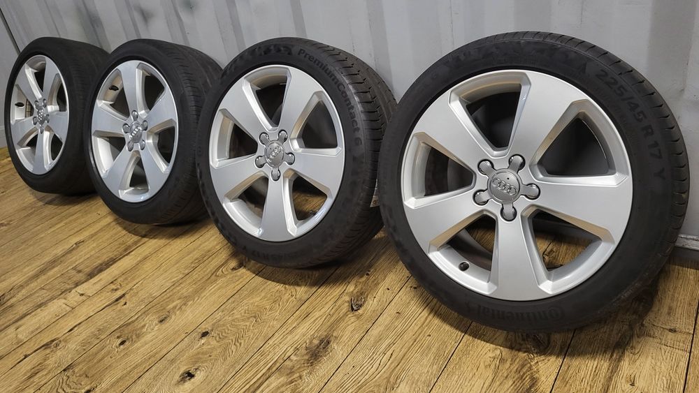 Alufelgi Audi S-line 17" 5x112 z oponami 225/45 R17 A3 S3 8V A4 Vw