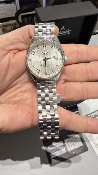 Zegarek Atlantic 51752.41.25SM full komplet z dok. Zakupu. Bransoleta