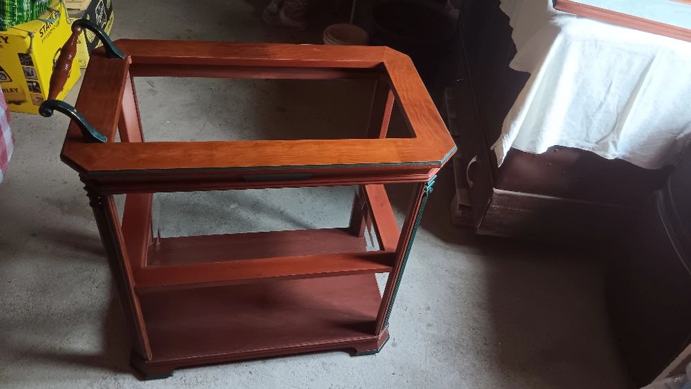 Carrinho de chá com rodas