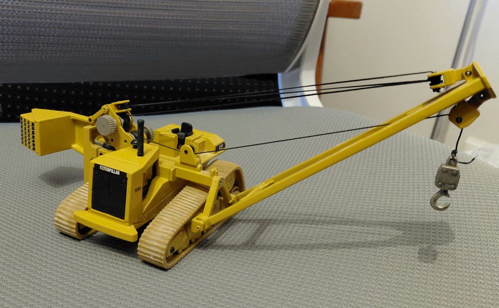 Miniatura Joal Caterpillar 591 Pipelayer - Transgás Portugal - Raro