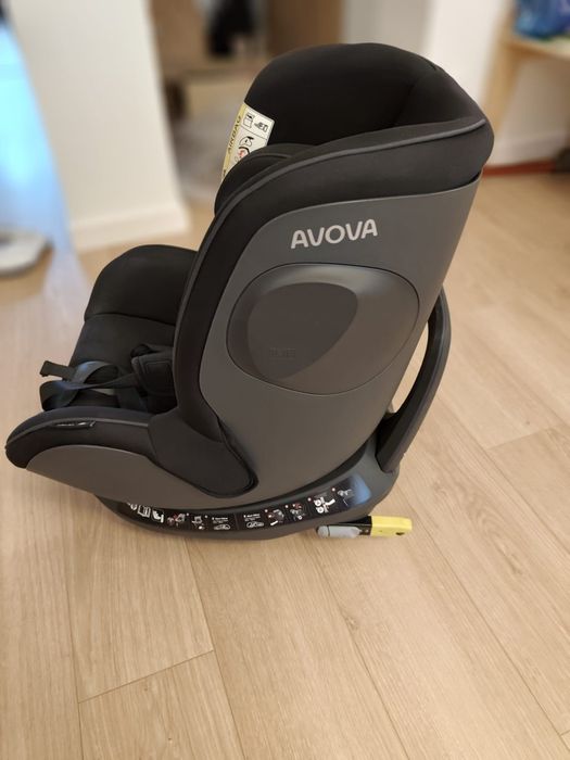 Fotelik samochodowy obrotowy Avova Superb-Fix I-size 40-105cm poniżej 20kg Wrocław