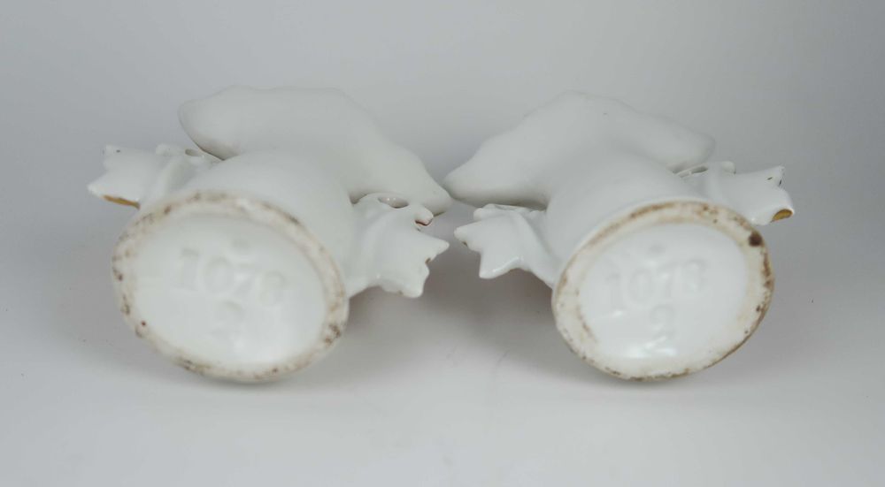 Par de jarras porcelana Séc. XIX/XX
