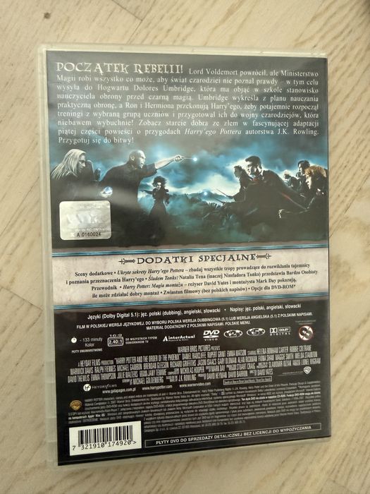 Harry potter cz.5 Zakon Feniksa