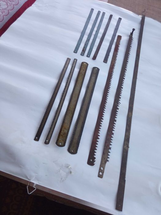 Stare, solidne brzeszczoty - nieużywane