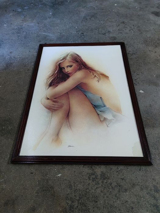 Quadro com moldura 52.5×72cm
