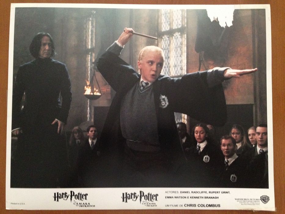 Cartazes cinema originais cos filmes Harry Potter