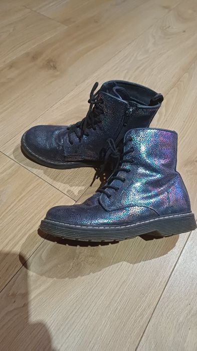 Buty zimowe, skórzane kozaki Lasocki 35 Young