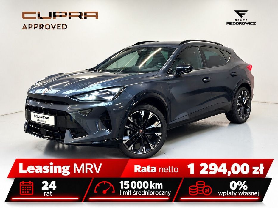 Cupra Formentor Salon Polska, Bezwypadkowy, FV 23, Gwarancja Producenta