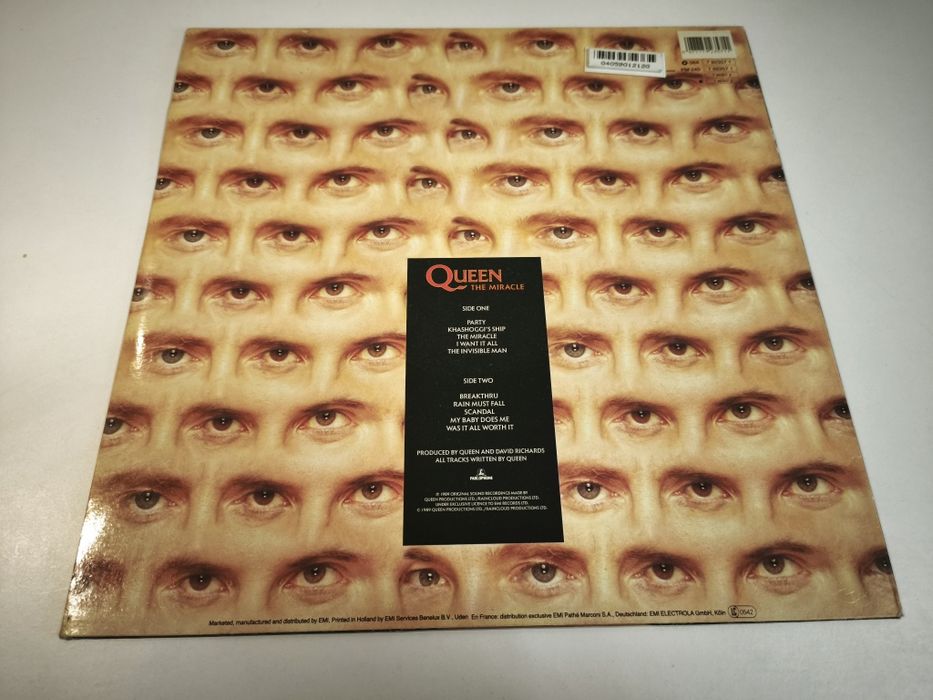 QUEEN - The Miracle - Parlophone - 1989 - 1PRESS - Lp - Holl.