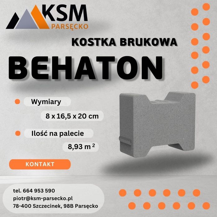 Kostka Brukowa Behaton - PRODUCENT - Transport -HDS