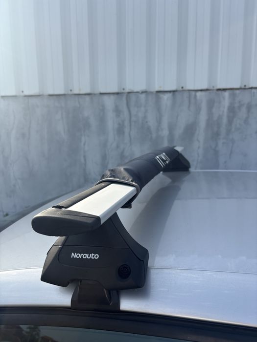 Barras de Tejadilho Norauto Alumínio Aerodinâmicas 3L 127 cm – Excelente Estado