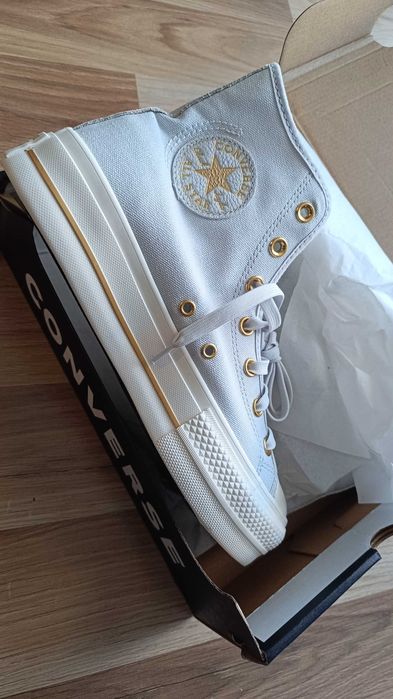 Buty Converse Chuck Taylor All Star Lift Platform Szary