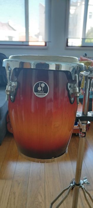 Mini conga set com suporte