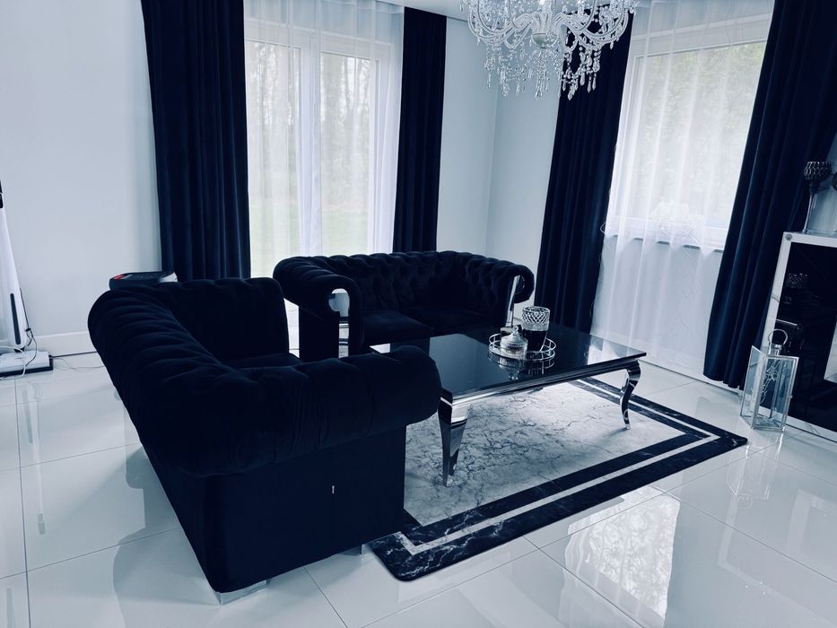 Sprzedam dwie  Sofy Chesterfield  dwojki   glamur cena za dwie sztuki