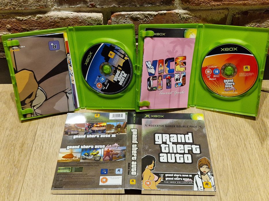 GTA 3 + GTA Vice City Double Pack Xbox JAK NOWE