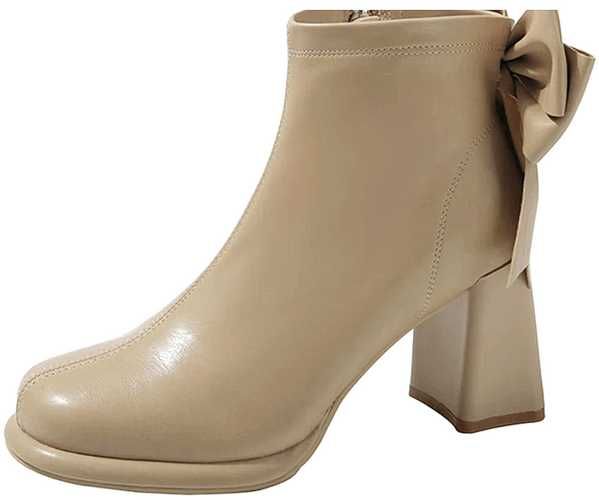 Kozaki za kostkę na platformie