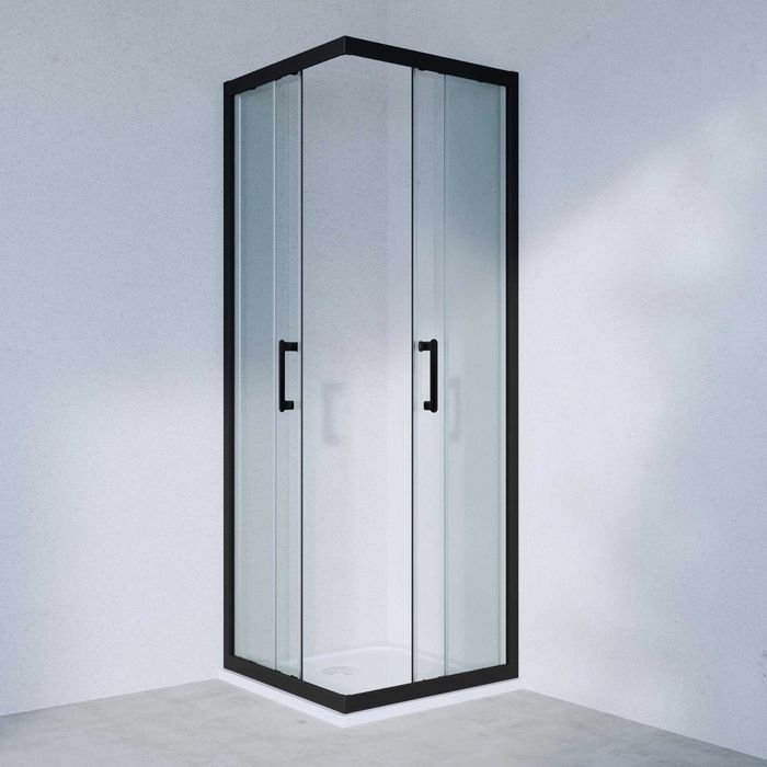 cabine duche 80x80 preto