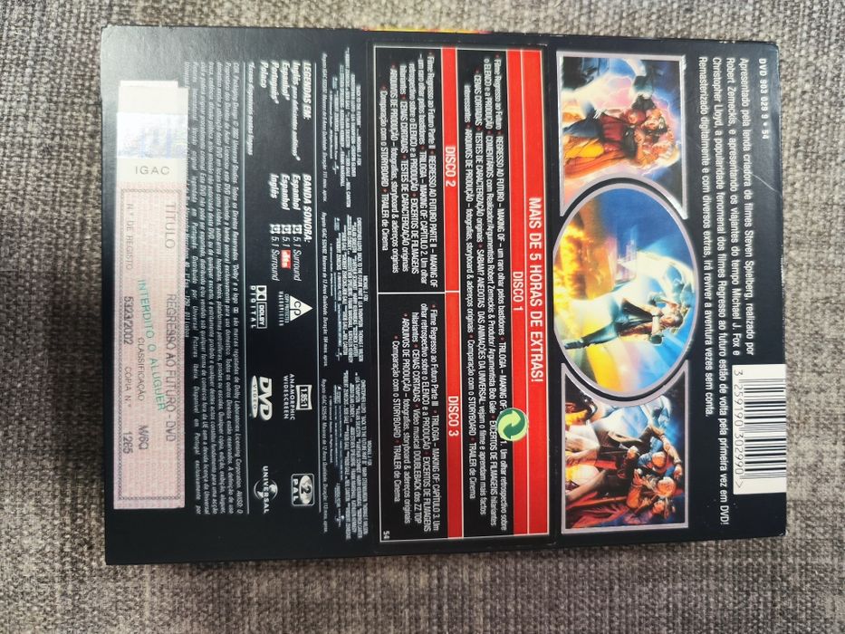 Trilogia regresso ao futuro dvd