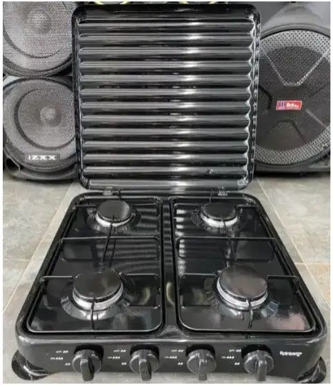 Німецька плитка! Газова плита на 4 конфорки Настільна плитка RB-2227